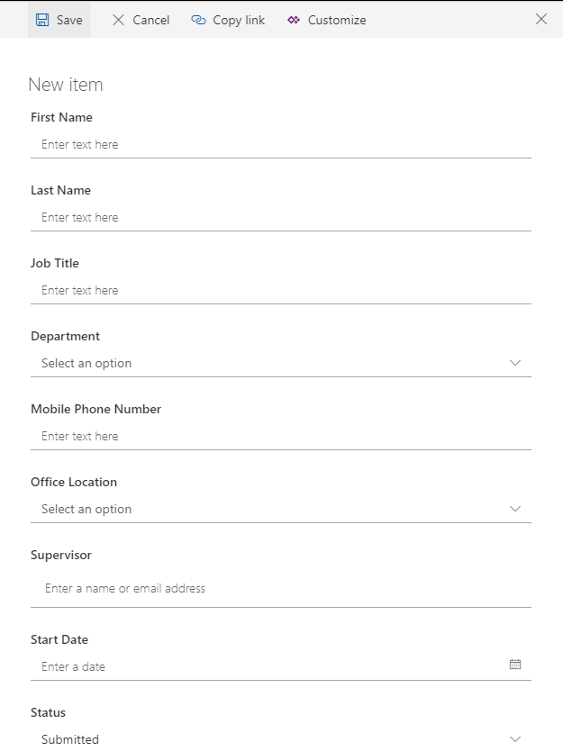 Automating New User Account On-boarding Using SharePoint Online, Flow, and PowerApps