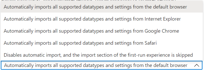 Intune policies for a user-friendly Edge Chromium deployment