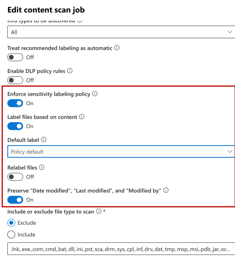 Using the Purview Information Protection Scanner to do Sensitive File Inventory and Background Labeling