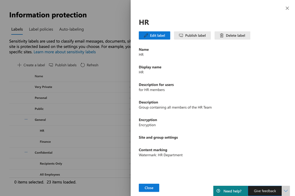 Using sensitivity labels with SharePoint sites, Microsoft Teams, and M365 groups &#8211; Part 1