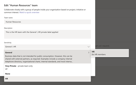 Using sensitivity labels with SharePoint sites, Microsoft Teams, and M365 groups &#8211; Part 2