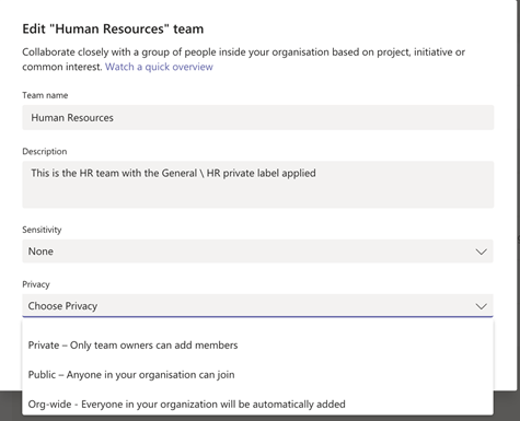 Using sensitivity labels with SharePoint sites, Microsoft Teams, and M365 groups &#8211; Part 2