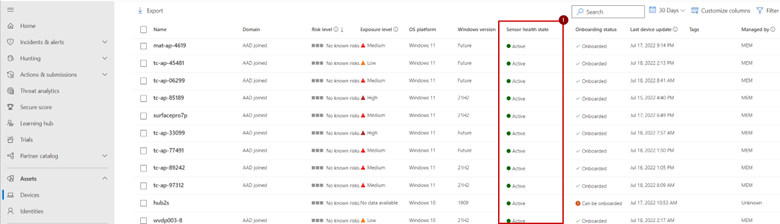 Handling Inactive Devices in Microsoft Defender for Endpoint