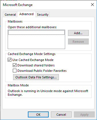 Removing an Auto-Mapped Mailbox from Outlook